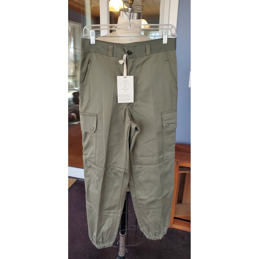 Urban Renewal S Vintage Cargo Pants Olive Green Joggers Paul Boye 1987 76M NEW